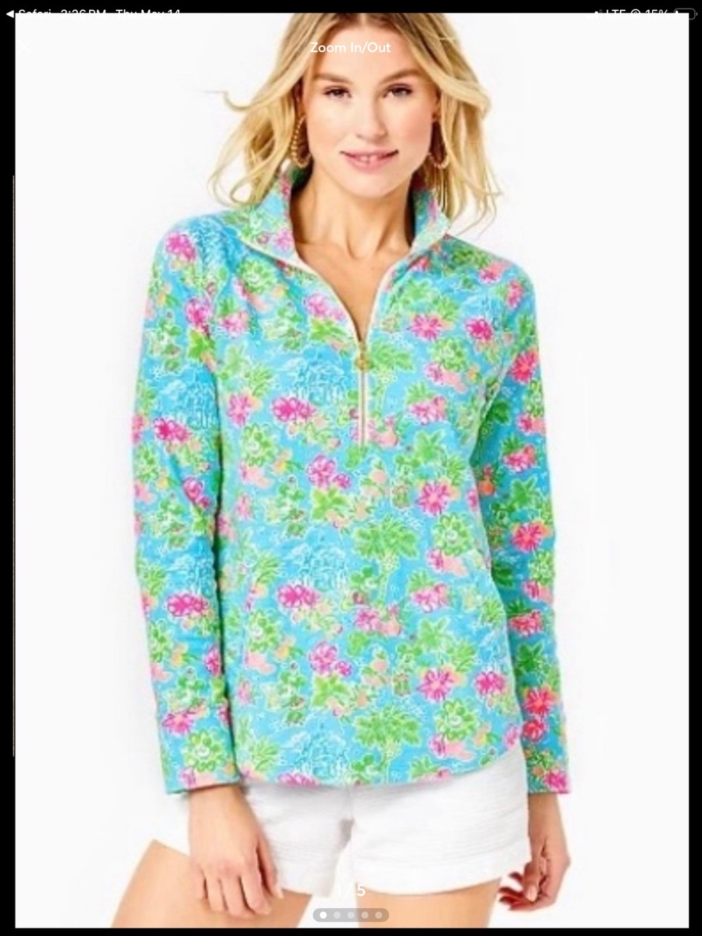 Lilly Pulitzer x Disney park pullover